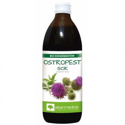 Sok z ostropestu 500 ml Altermedica